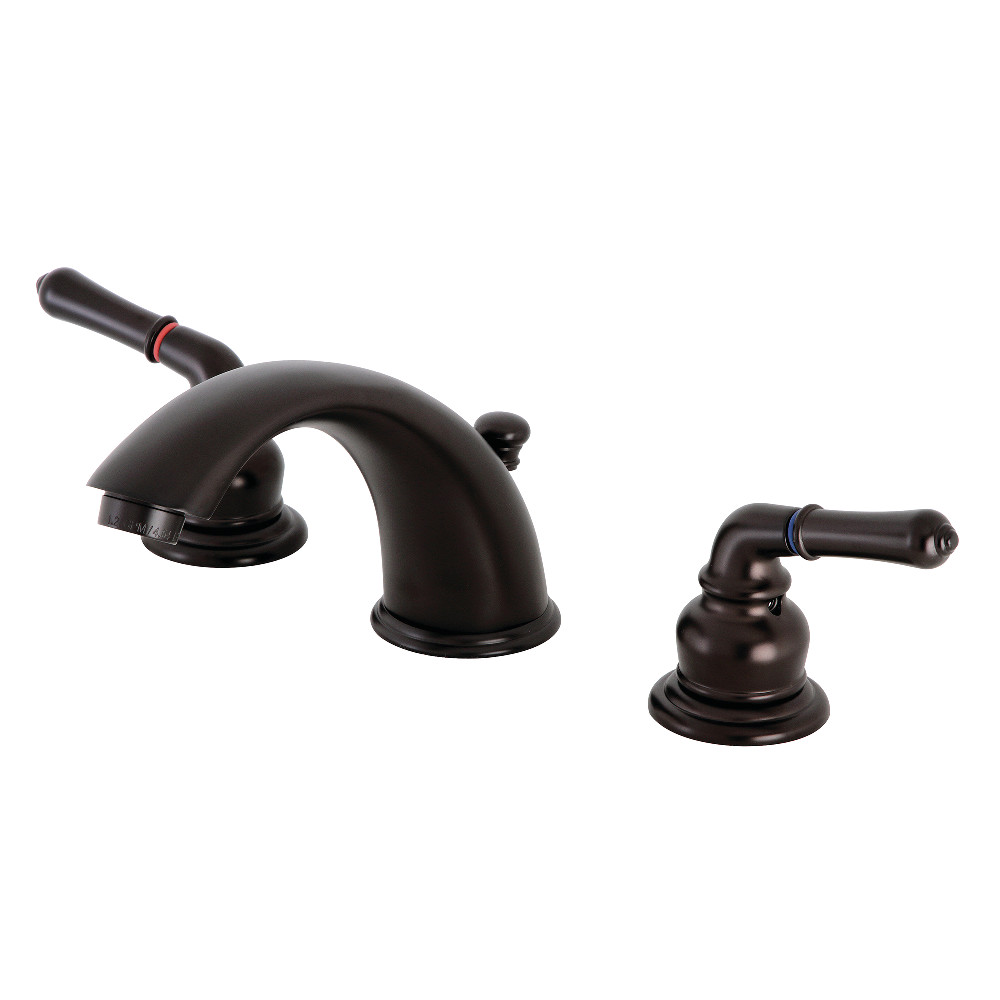 Kingston Brass KB965B Widespread Bathroom Faucet, Oil Rubbed Bronze