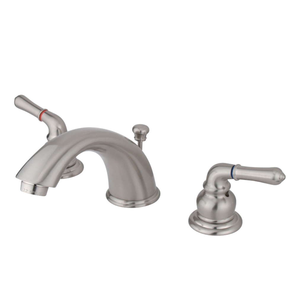 Kingston Brass KB968B Widespread Bathroom Faucet, Brushed Nickel