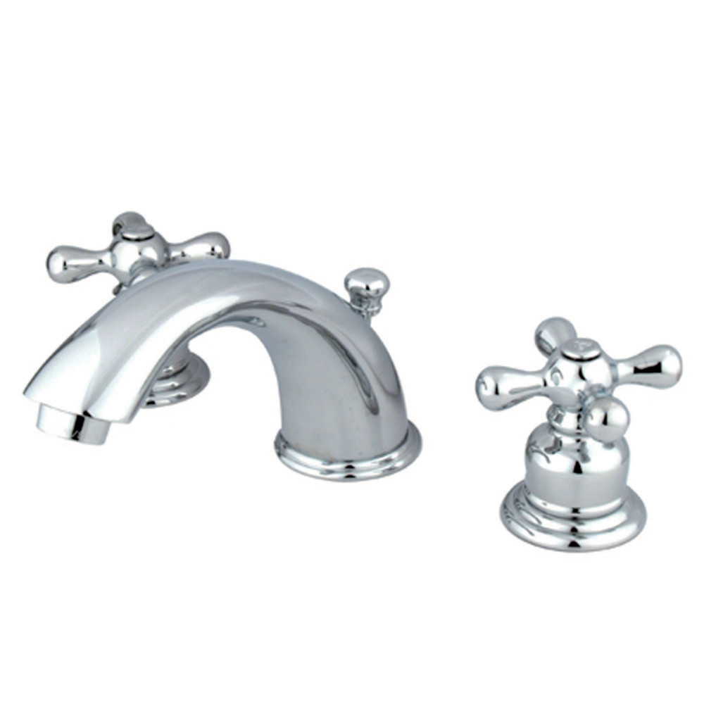 Kingston Brass KB961AX Victorian Widespread Bathroom Faucet, Polished Chrome