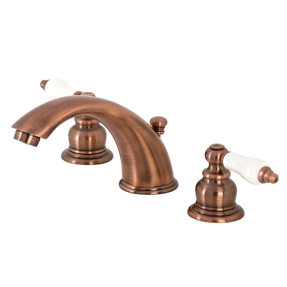 Kingston Brass KB966PL Magellan Widespread Bathroom Faucet, Antique Copper