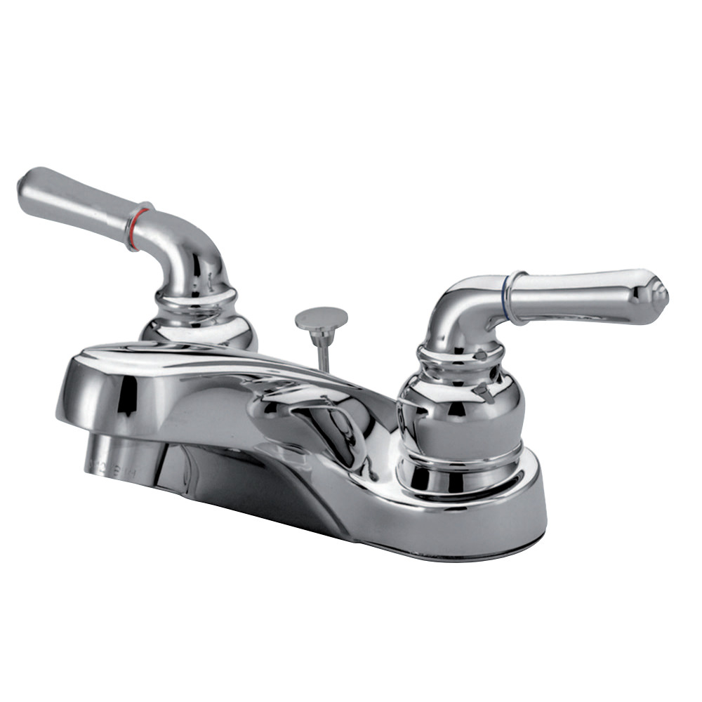 Kingston Brass KB251B 4 in. Centerset Bathroom Faucet, Polished Chrome