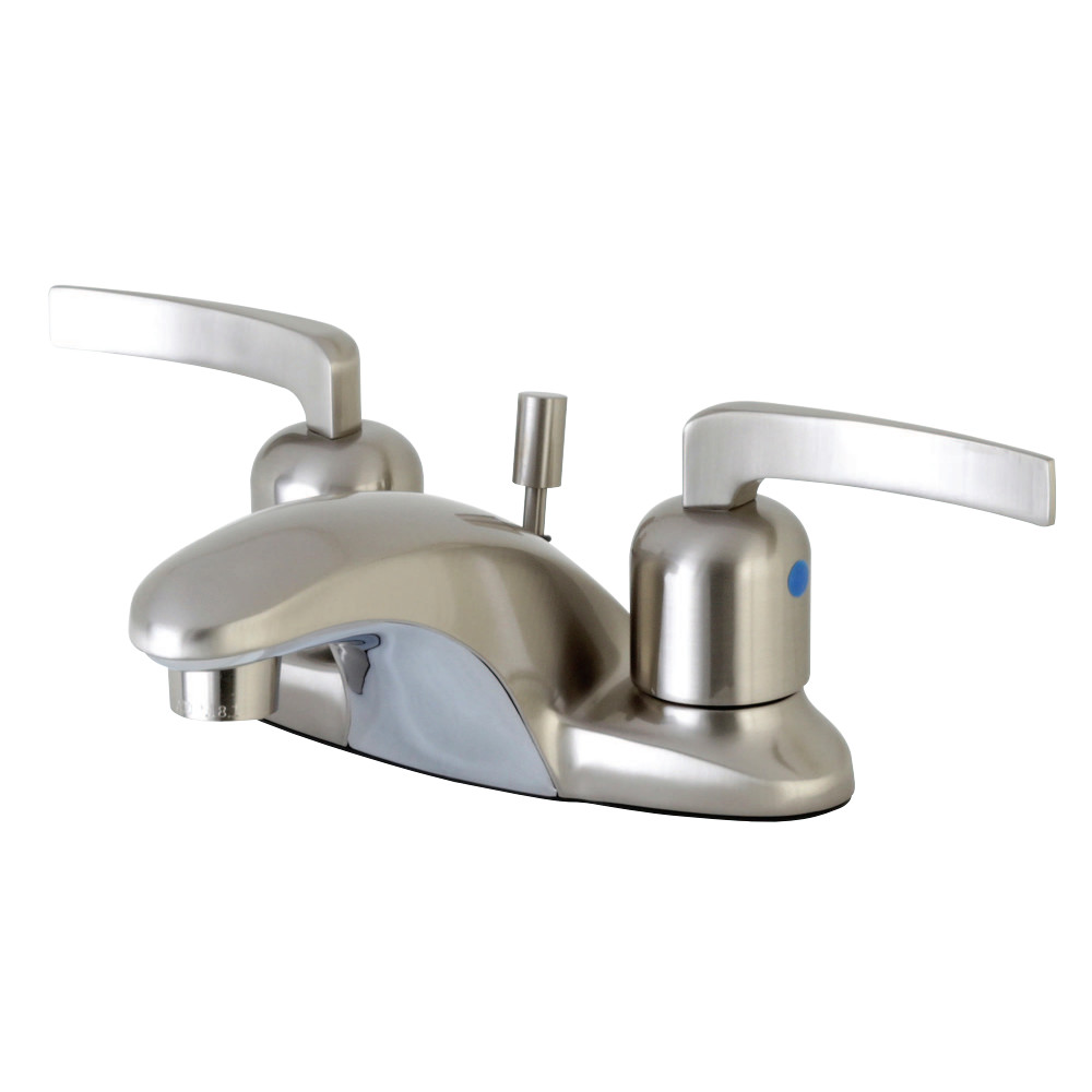 Kingston Brass FB8628EFL 4 in. Centerset Bathroom Faucet, Brushed Nickel