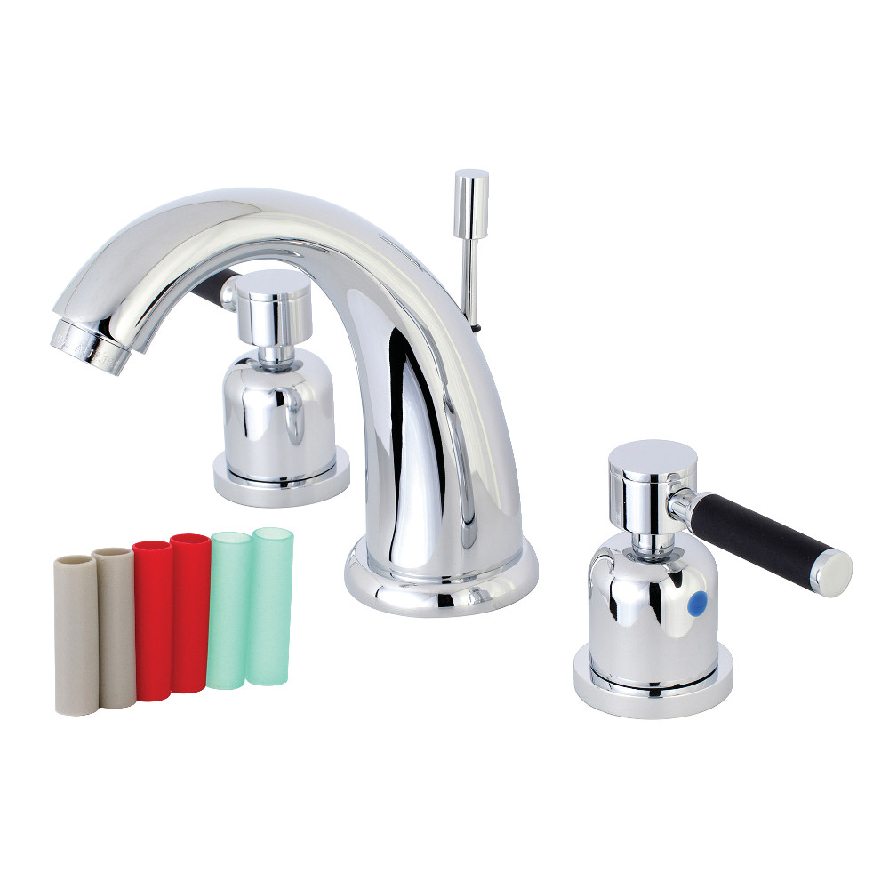 Kingston Brass KB8981DKL 8 in. Widespread Bathroom Faucet, Polished Chrome