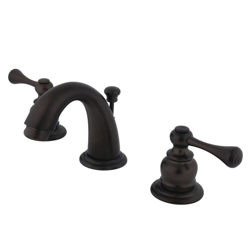Kingston Brass KB915BL Vintage Widespread Bathroom Faucet, Oil Rubbed Bronze