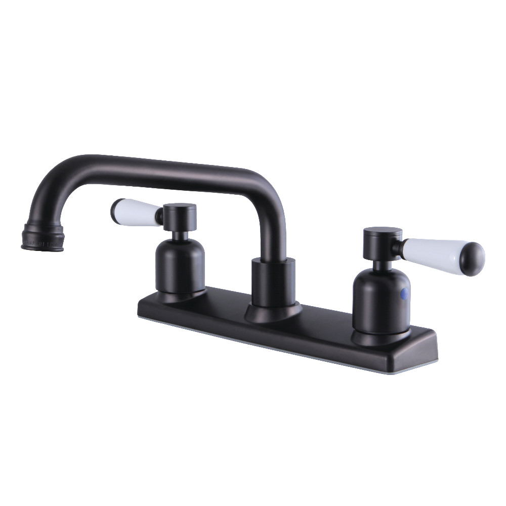 Kingston Brass FB2135DPL Paris 8-Inch Centerset Kitchen Faucet, Oil Rubbed Bronze