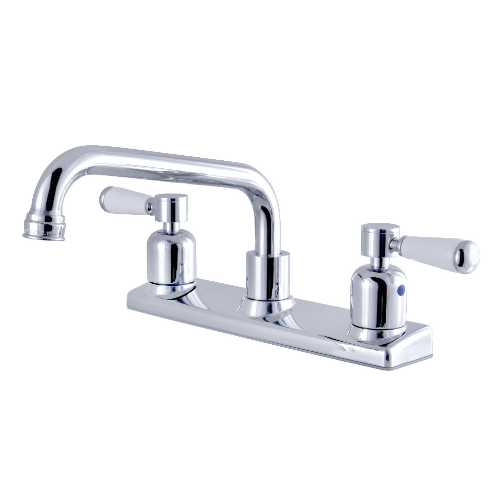 Kingston Brass FB2131DPL Paris 8-Inch Centerset Kitchen Faucet, Polished Chrome