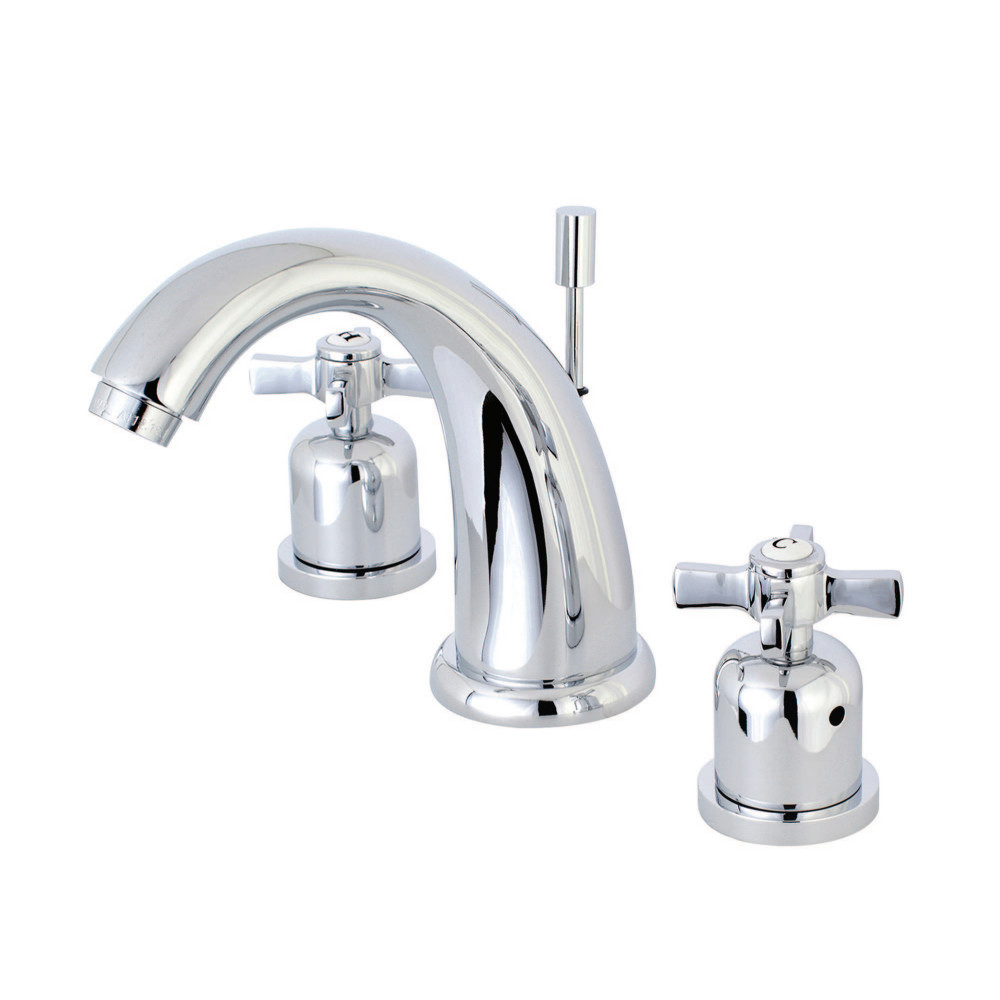 Kingston Brass KB8981ZX 8 in. Widespread Bathroom Faucet, Polished Chrome