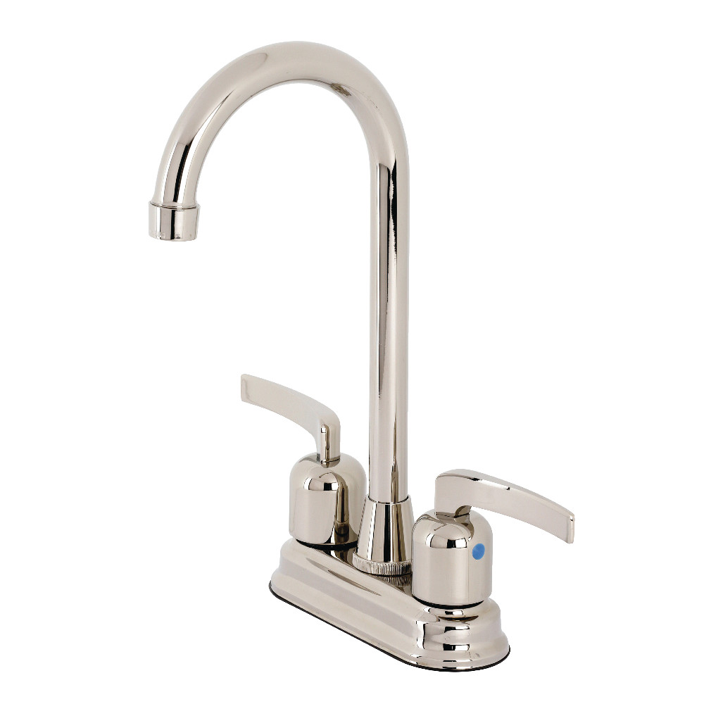 Kingston Brass KB8496EFL Centurion Bar Faucet, Polished Nickel