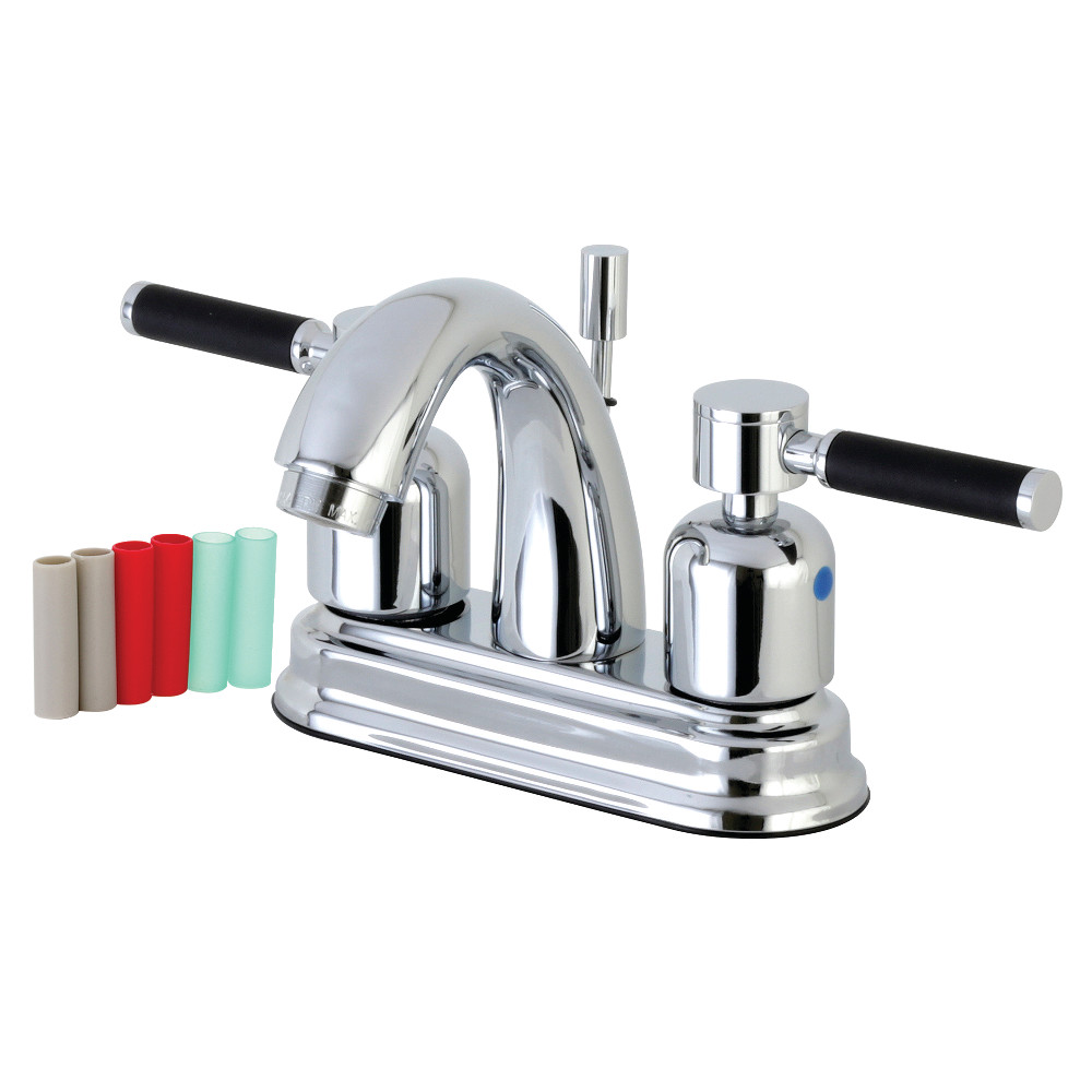 Kingston Brass FB5611DKL 4 in. Centerset Bathroom Faucet, Polished Chrome