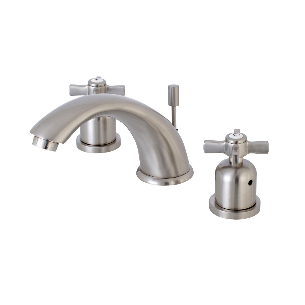 Kingston Brass KB8968ZX 8 in. Widespread Bathroom Faucet, Brushed Nickel