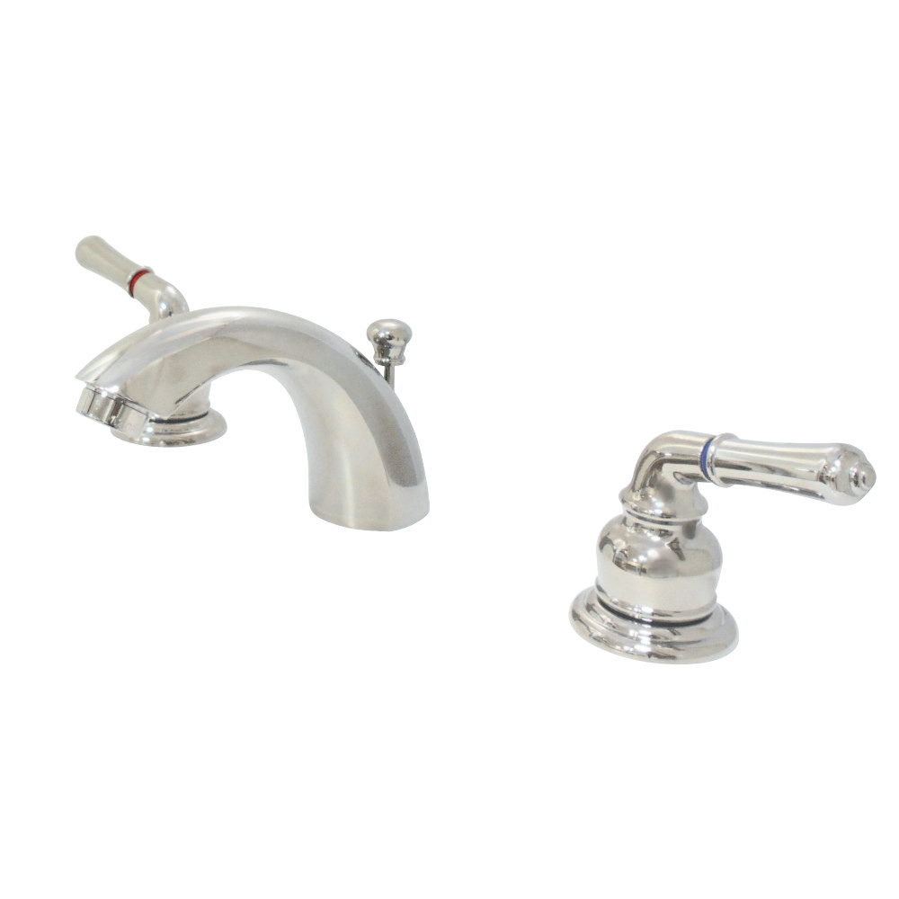 Kingston Brass KB956PN Magellan Mini-Widespread Bathroom Faucet, Polished Nickel