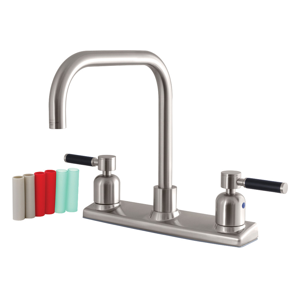 Kingston Brass FB2148DKL Kaiser 8-Inch Centerset Kitchen Faucet, Brushed Nickel