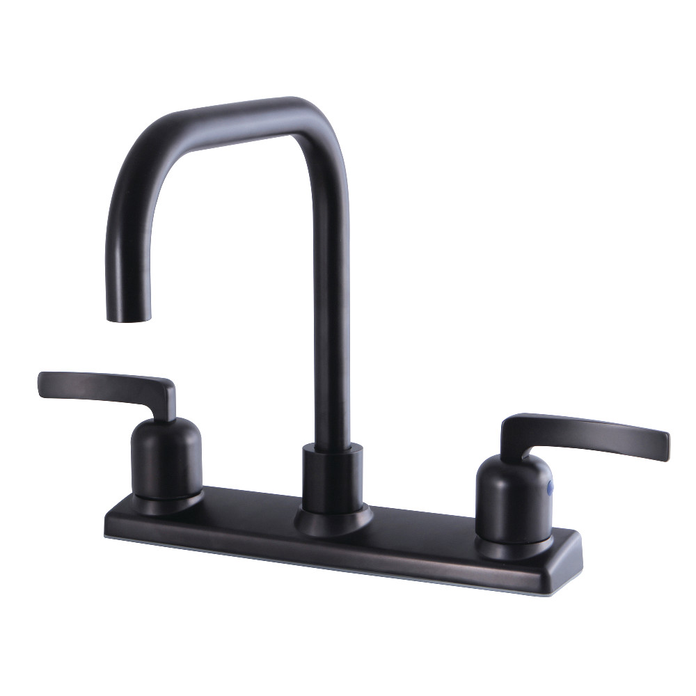 Kingston Brass FB2145EFL Centurion 8-Inch Centerset Kitchen Faucet, Oil Rubbed Bronze