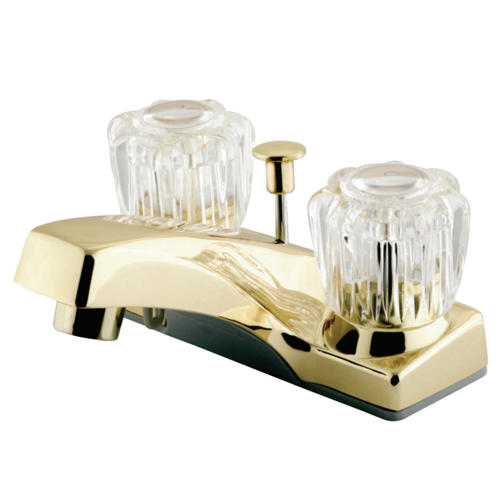 Kingston Brass KB102 4 in. Centerset Bathroom Faucet, Polished Brass