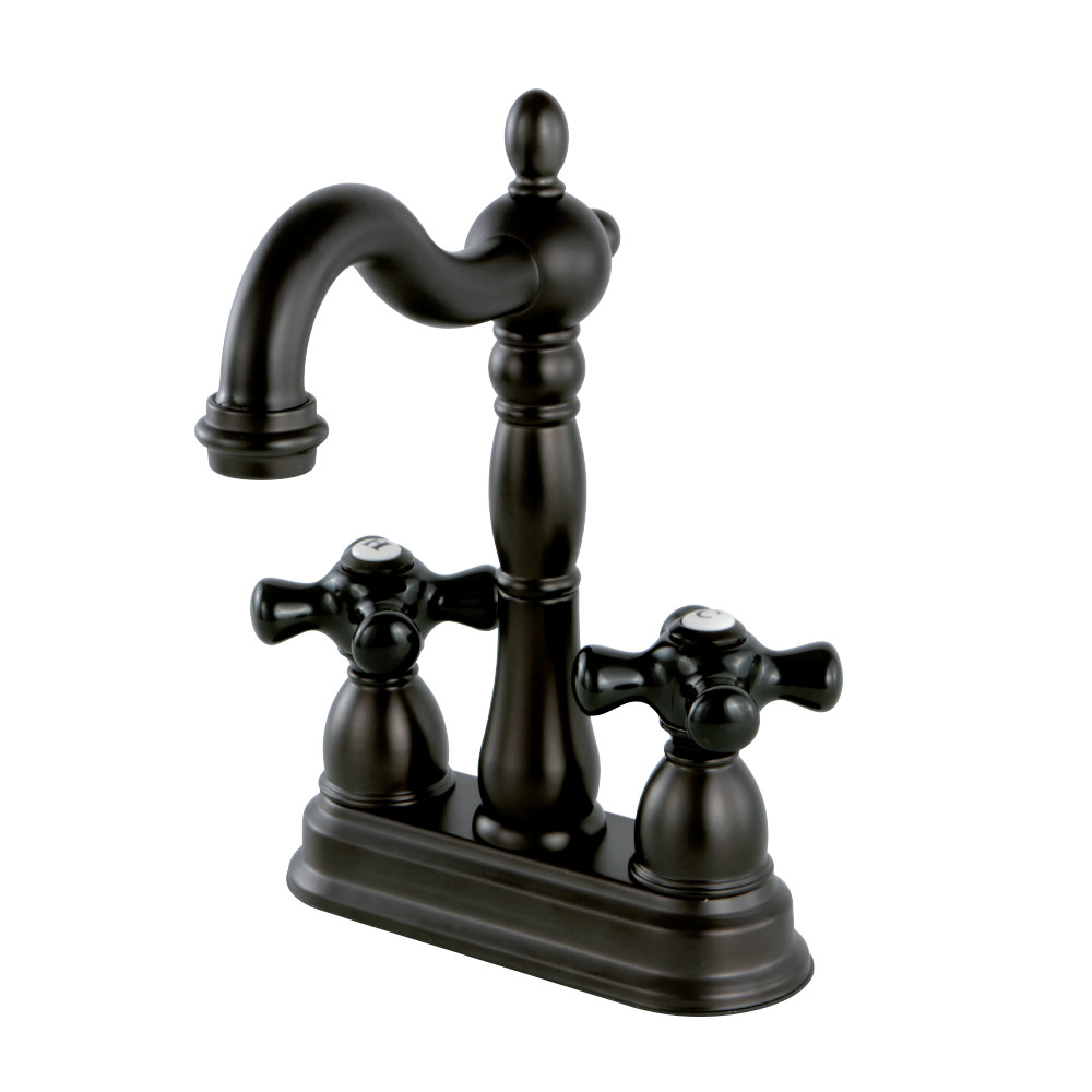 Kingston Brass KB1495PKX Duchess Two-Handle Bar Faucet, Oil Rubbed Bronze