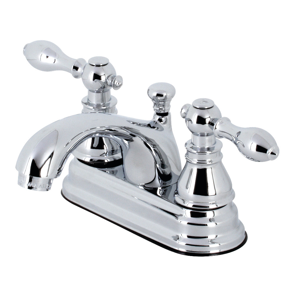 Kingston Brass KB2601ACL American Classic 4" Centerset Bathroom Faucet, Polished Chrome