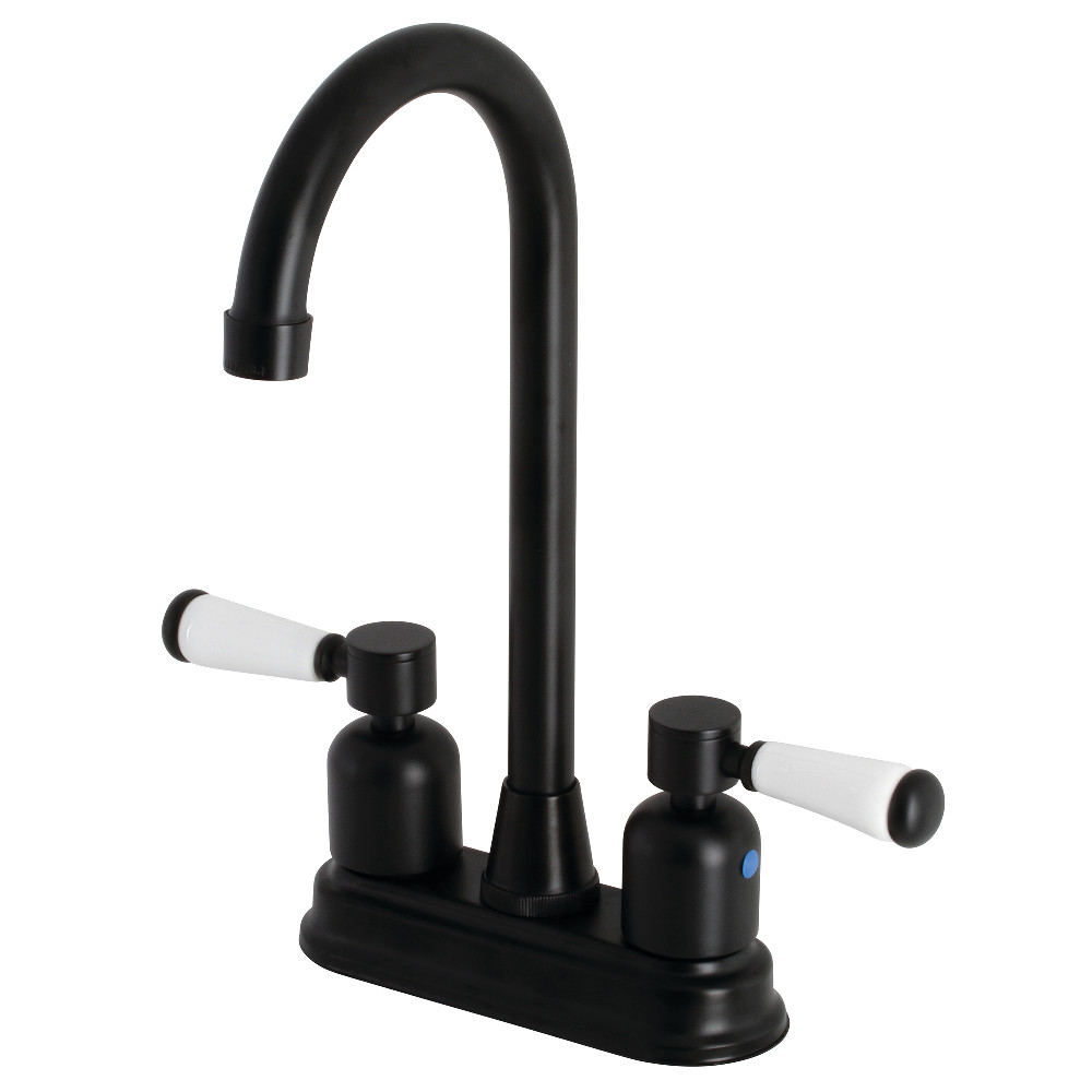 Kingston Brass KB8490DPL Paris Bar Faucet, Matte Black