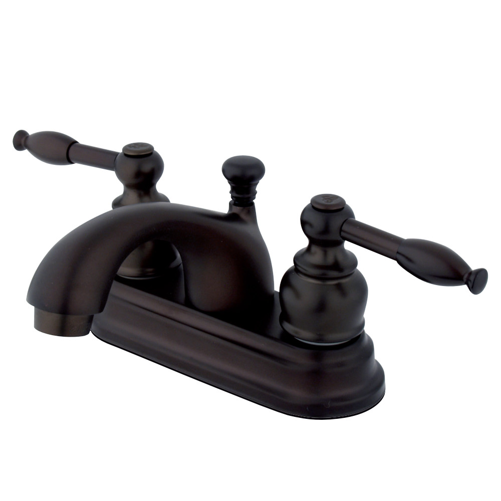 Kingston Brass KB2605KL 4 in. Centerset Bathroom Faucet, Oil Rubbed Bronze