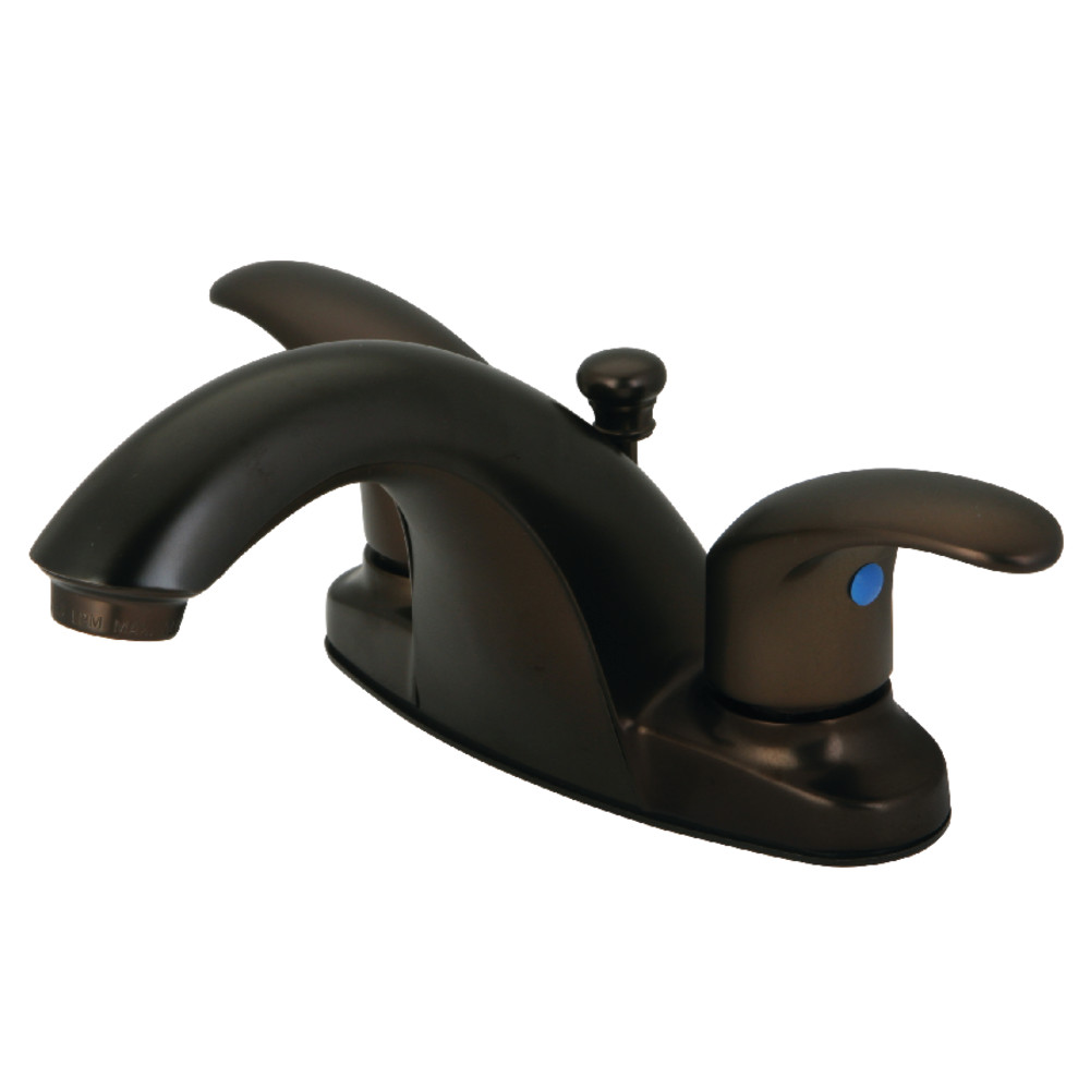 Kingston Brass KB7645LL 4 in. Centerset Bathroom Faucet, Oil Rubbed Bronze