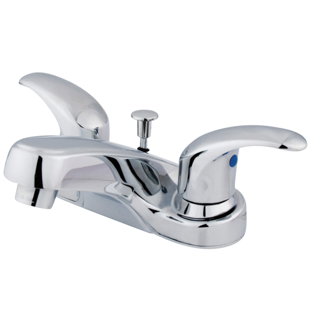 Kingston Brass KB6251LL 4 in. Centerset Bathroom Faucet, Polished Chrome