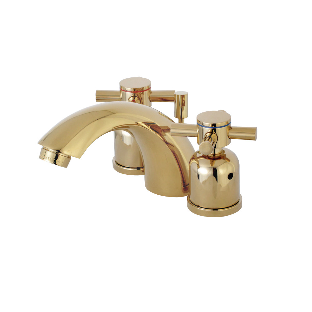 Kingston Brass KB8952DX Mini-Widespread Bathroom Faucet, Polished Brass