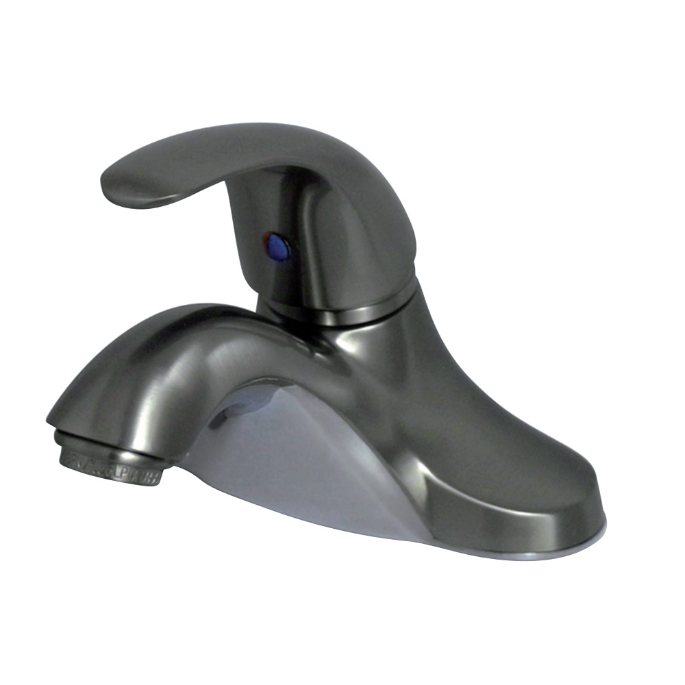 Kingston Brass KB6541LP Single-Handle 4 in. Centerset Bathroom Faucet, Polished Chrome