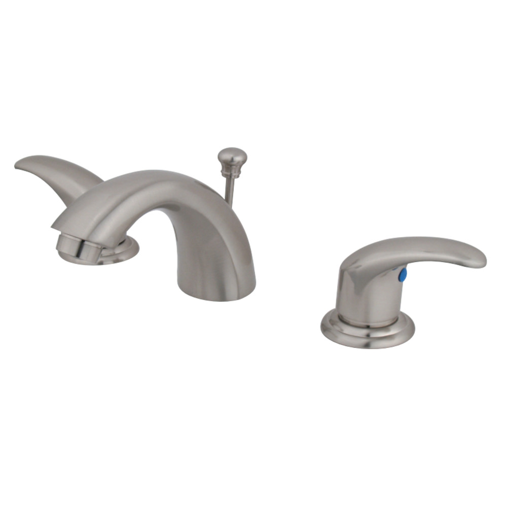 Kingston Brass KB958LL Mini-Widespread Bathroom Faucet, Brushed Nickel