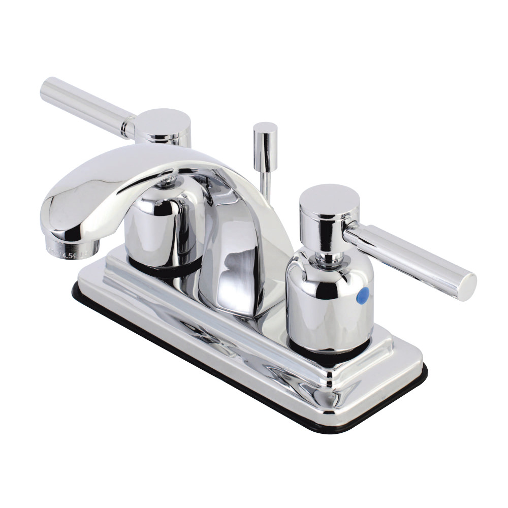 Kingston Brass KB4641DL 4 in. Centerset Bathroom Faucet, Polished Chrome