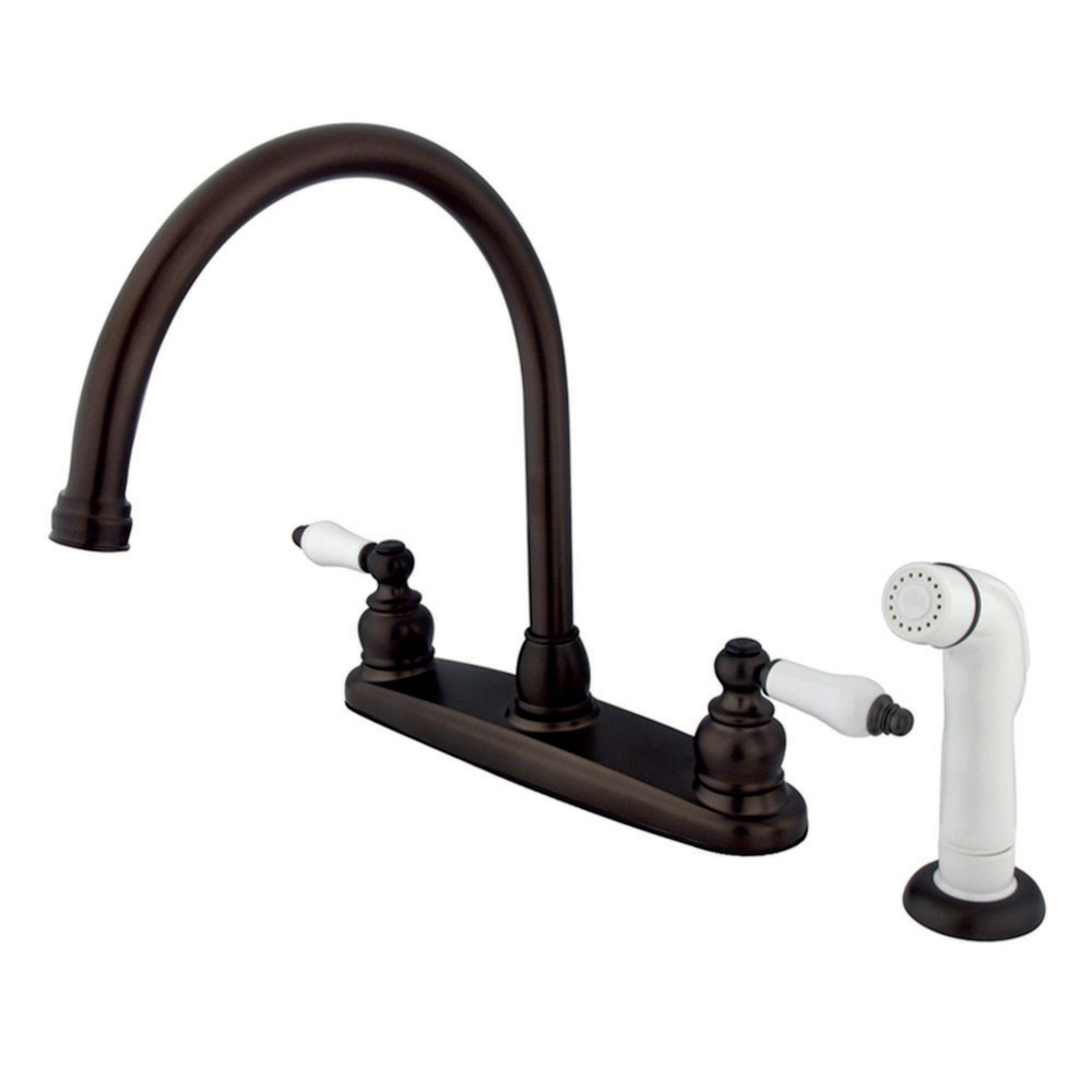 Kingston Brass KB725 Vintage Centerset Kitchen Faucet, Oil Rubbed Bronze