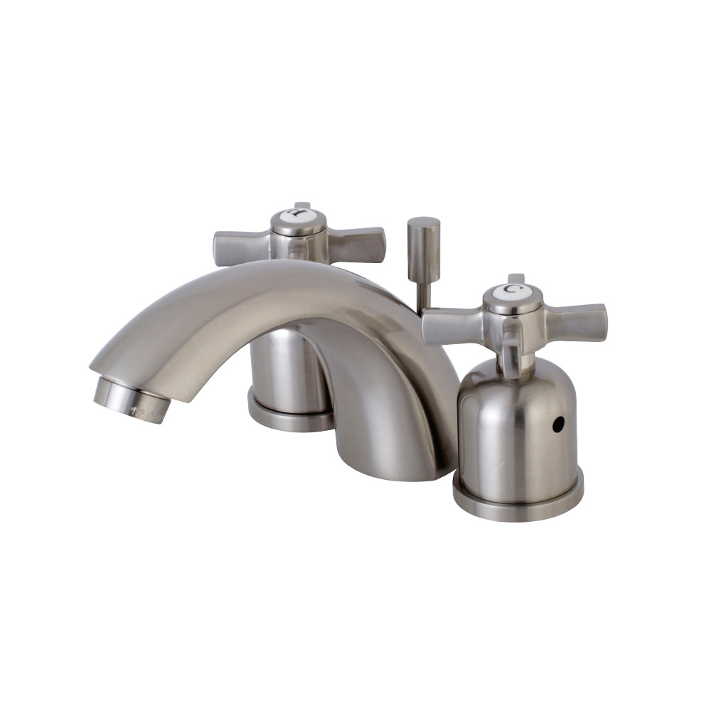 Kingston Brass KB8958ZX Mini-Widespread Bathroom Faucet, Brushed Nickel