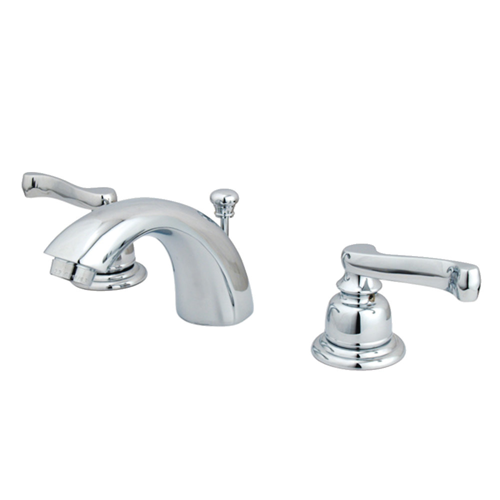 Kingston Brass KB951FL Mini-Widespread Bathroom Faucet, Polished Chrome