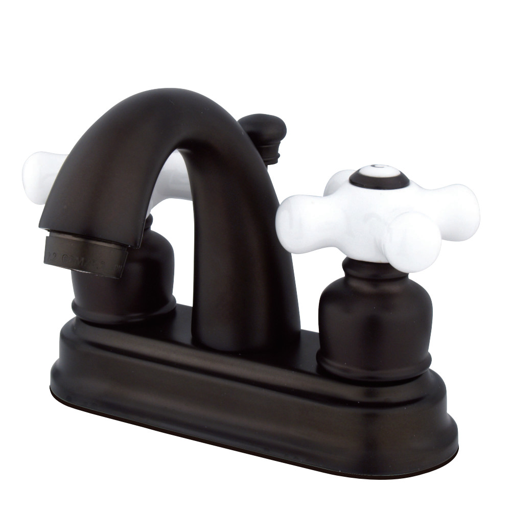 Kingston Brass FB5615PX 4 in. Centerset Bathroom Faucet, Oil Rubbed Bronze