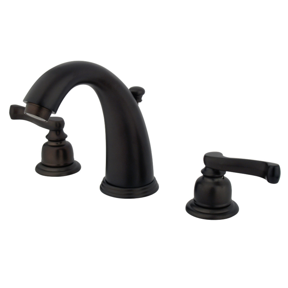 Kingston Brass KB985FL Widespread Bathroom Faucet, Oil Rubbed Bronze