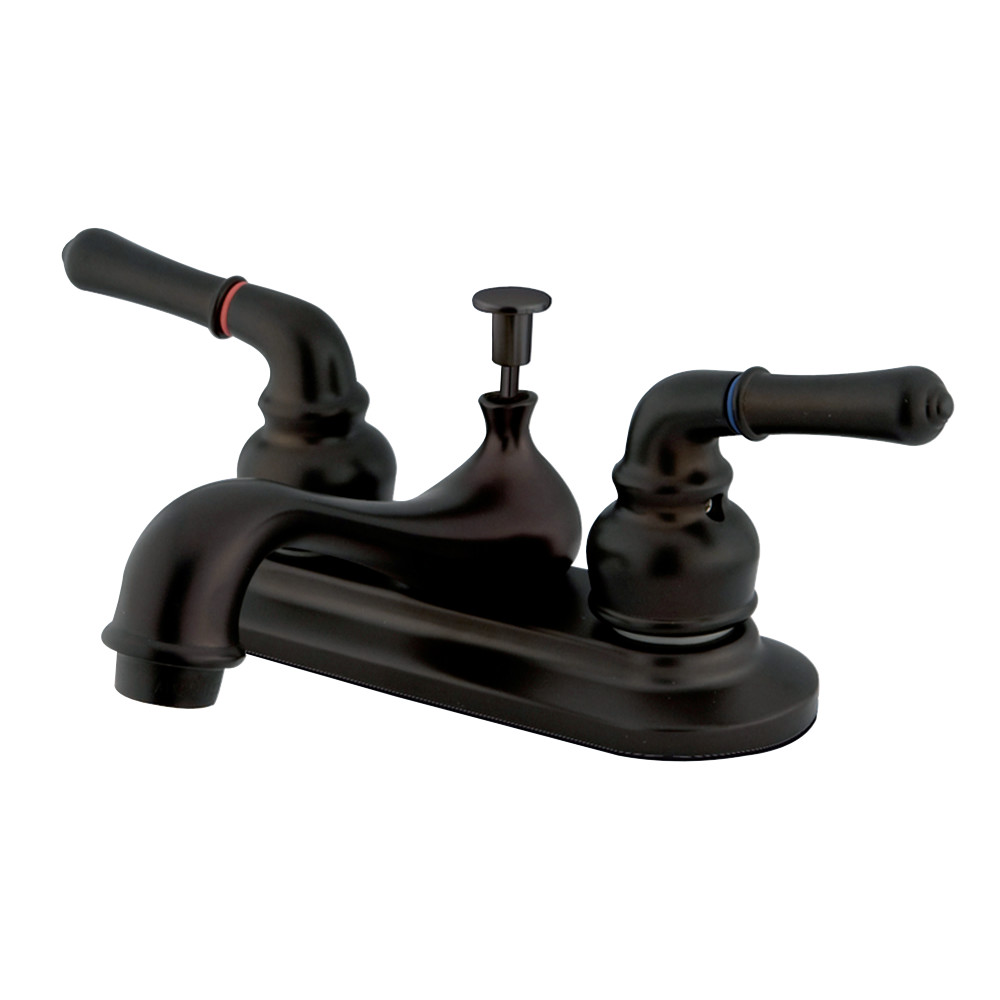 Kingston Brass KB605NML 4 in. Centerset Bathroom Faucet, Oil Rubbed Bronze