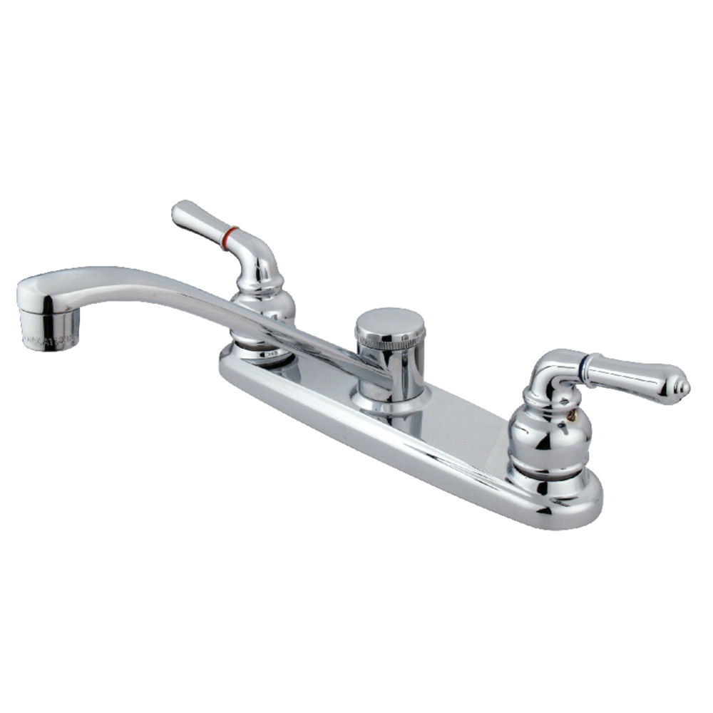 Kingston Brass KB271 Magellan 8-Inch Centerset Kitchen Faucet, Polished Chrome