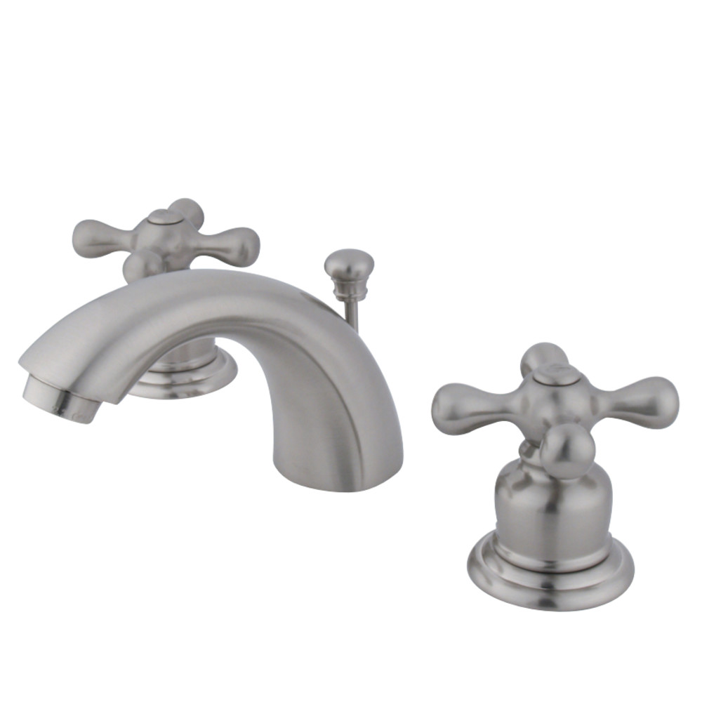 Kingston Brass KB948AX Victorian Mini-Widespread Bathroom Faucet, Brushed Nickel