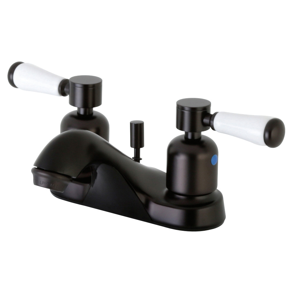 Kingston Brass FB5625DPL 4 in. Centerset Bathroom Faucet, Oil Rubbed Bronze