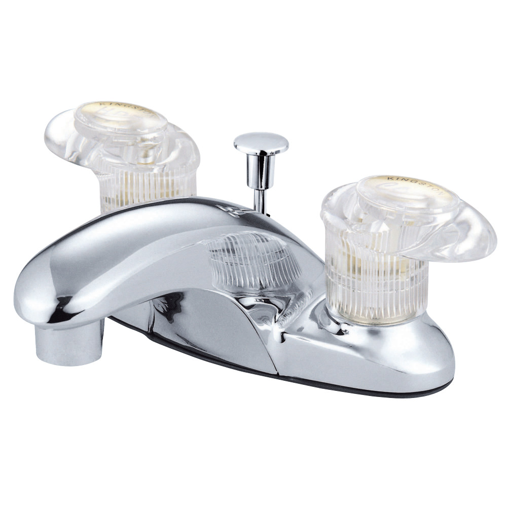 Kingston Brass KB6151 4 in. Centerset Bathroom Faucet, Polished Chrome