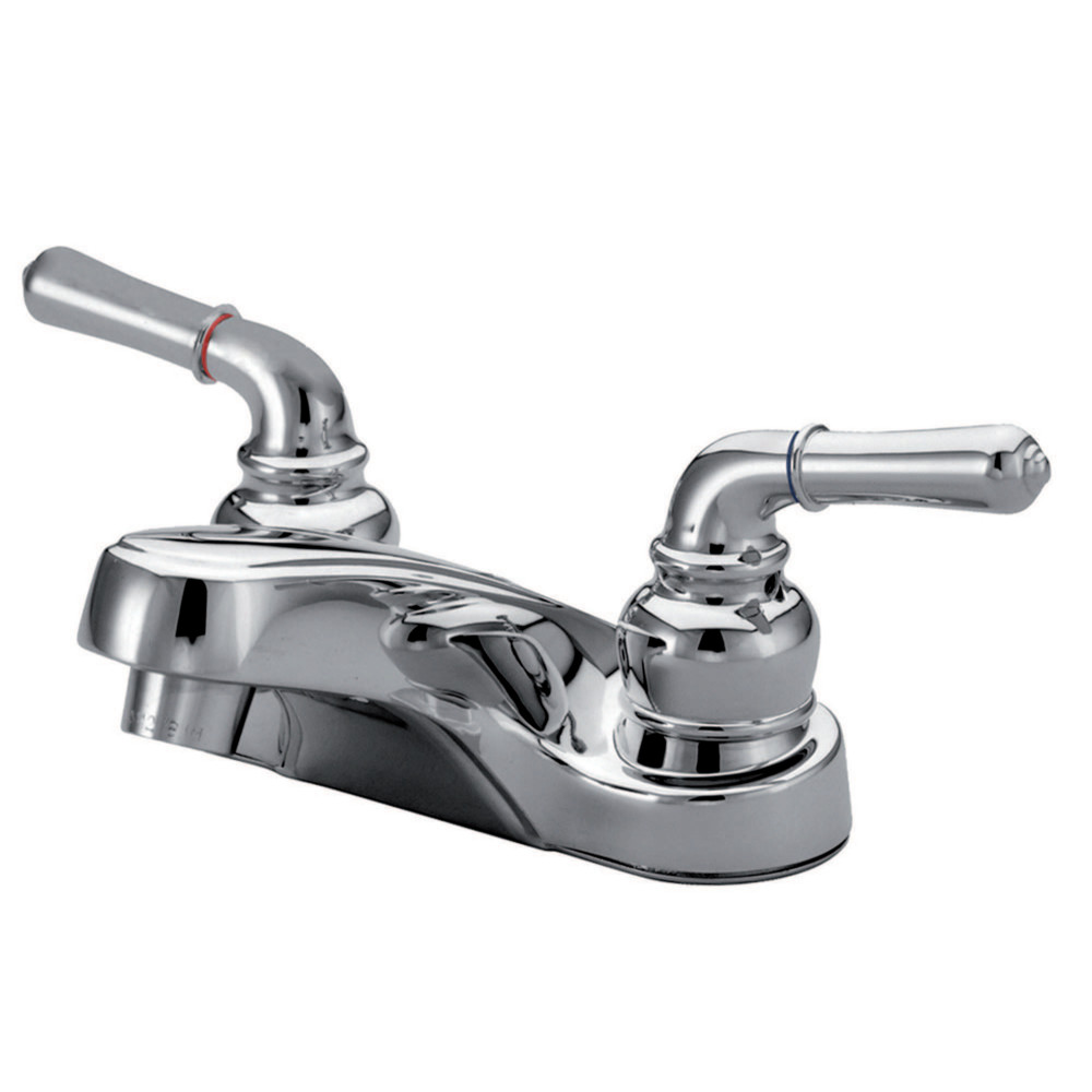 Kingston Brass KB251LP 4 in. Centerset Bathroom Faucet, Polished Chrome