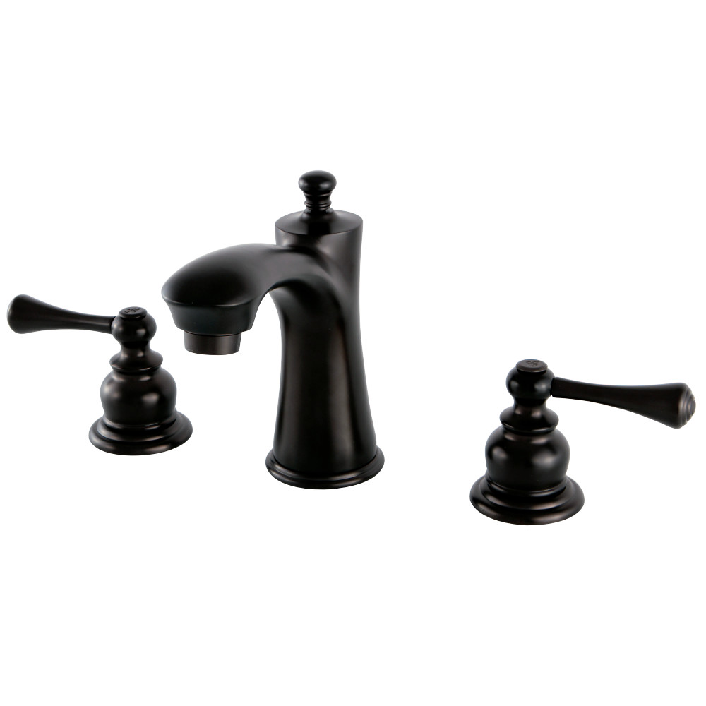 Kingston Brass KB7965BL 8 in. Widespread Bathroom Faucet, Oil Rubbed Bronze