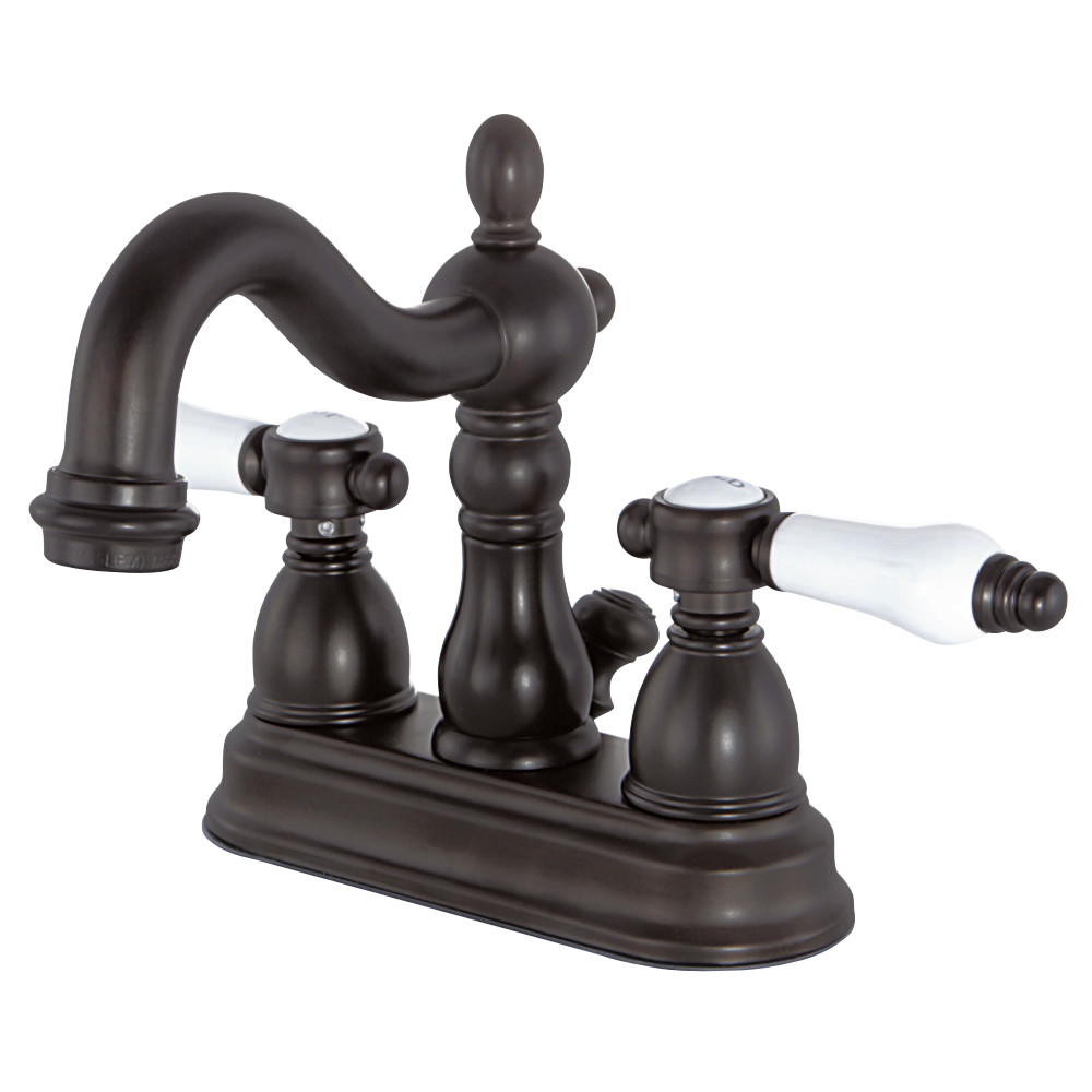 Kingston Brass KB1605BPL 4 in. Centerset Bathroom Faucet, Oil Rubbed Bronze