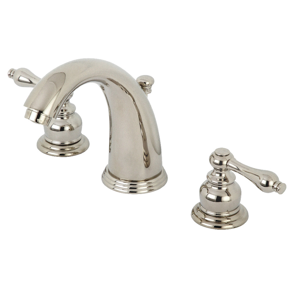 Kingston Brass KB986ALPN Victorian 2-Handle 8 in. Widespread Bathroom Faucet, Polished Nickel