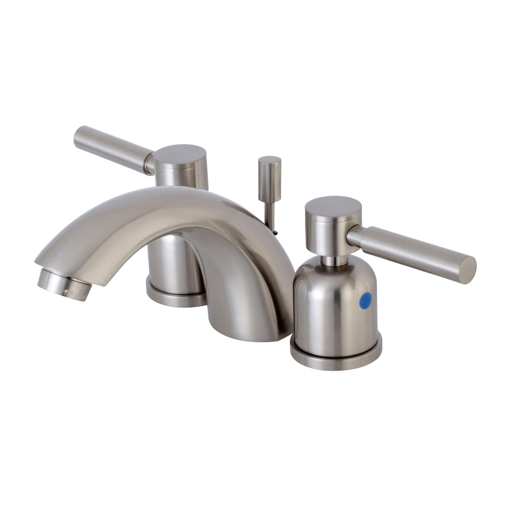 Kingston Brass KB8958DL Mini-Widespread Bathroom Faucet, Brushed Nickel