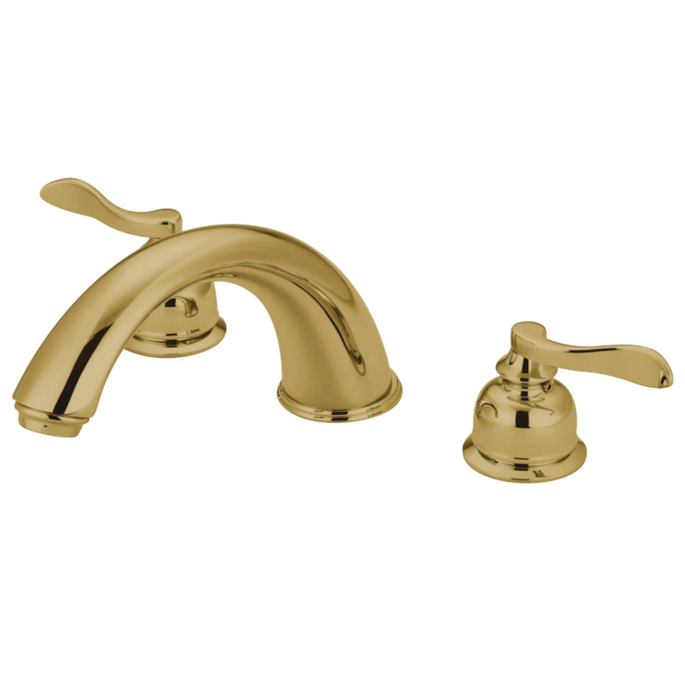 Kingston Brass KB8362NFL NuWave French Roman Tub Faucet, Polished Brass