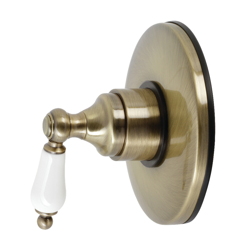 Kingston Brass KB3003PL Vintage Volume Control with Lever Handle, Antique Brass