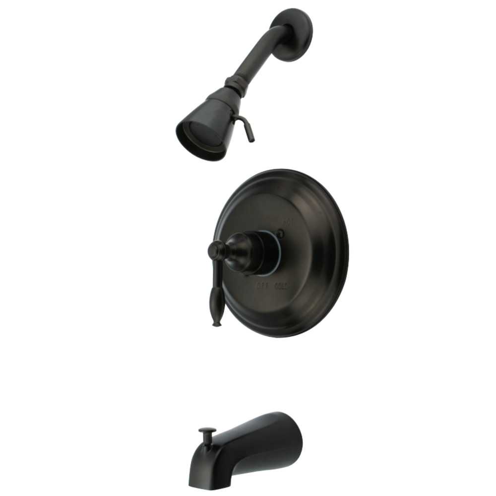 Kingston Brass KB2635KL Tub & Shower Faucet, Oil Rubbed Bronze