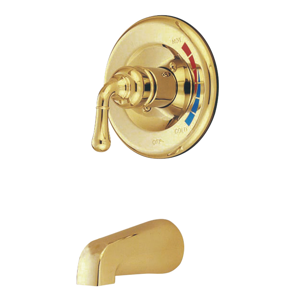 Kingston Brass KB632TO Magellan Tub Only for KB632, Polished Brass