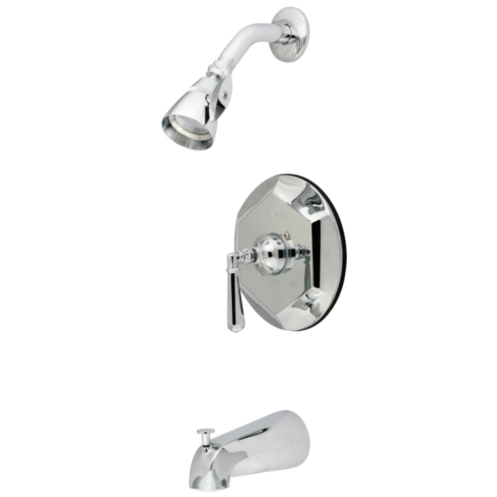 Kingston Brass KB4631HL Metropolitan Tub & Shower Faucet, Polished Chrome