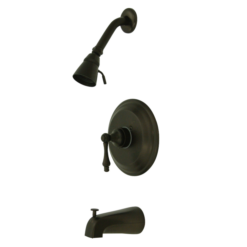 Kingston Brass KB3635AL Restoration Tub & Shower Faucet, Oil Rubbed Bronze