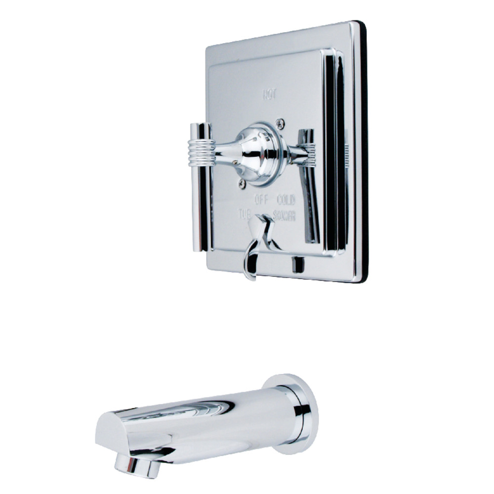 Kingston Brass KB86510MLTO Tub Only, Polished Chrome